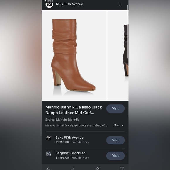 ❗️NEW $1195 MANOLO BOOTS❗️ - Picture 2 of 10